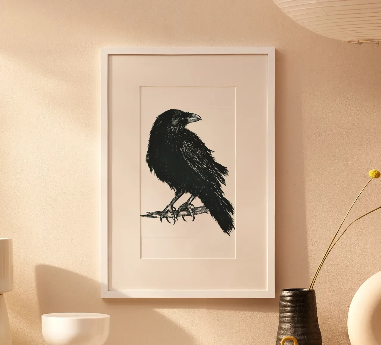 Krähe poster da naturelines