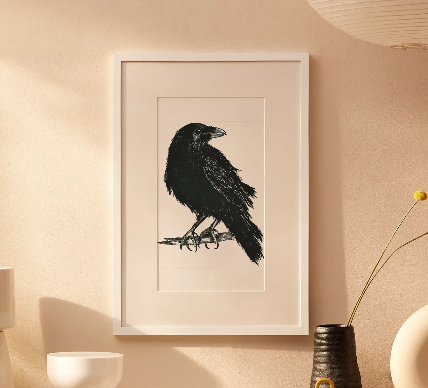 Krähe poster van naturelines