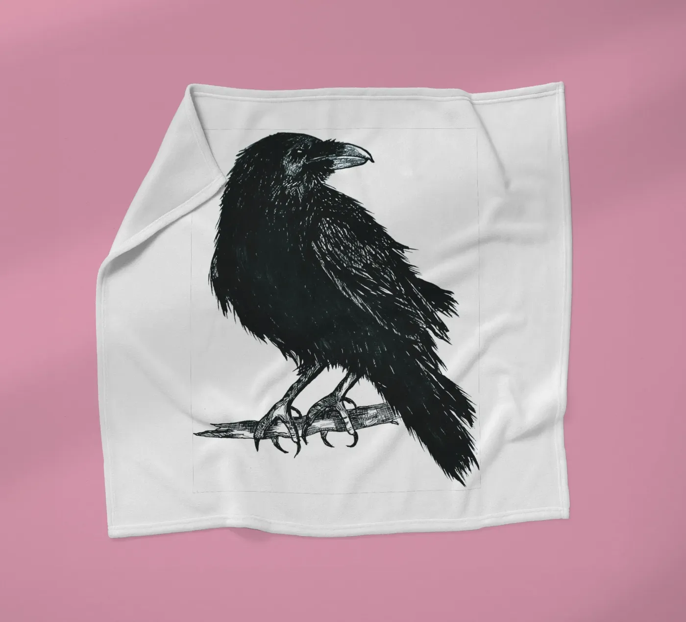 Krähe Fleecedecke von naturelines