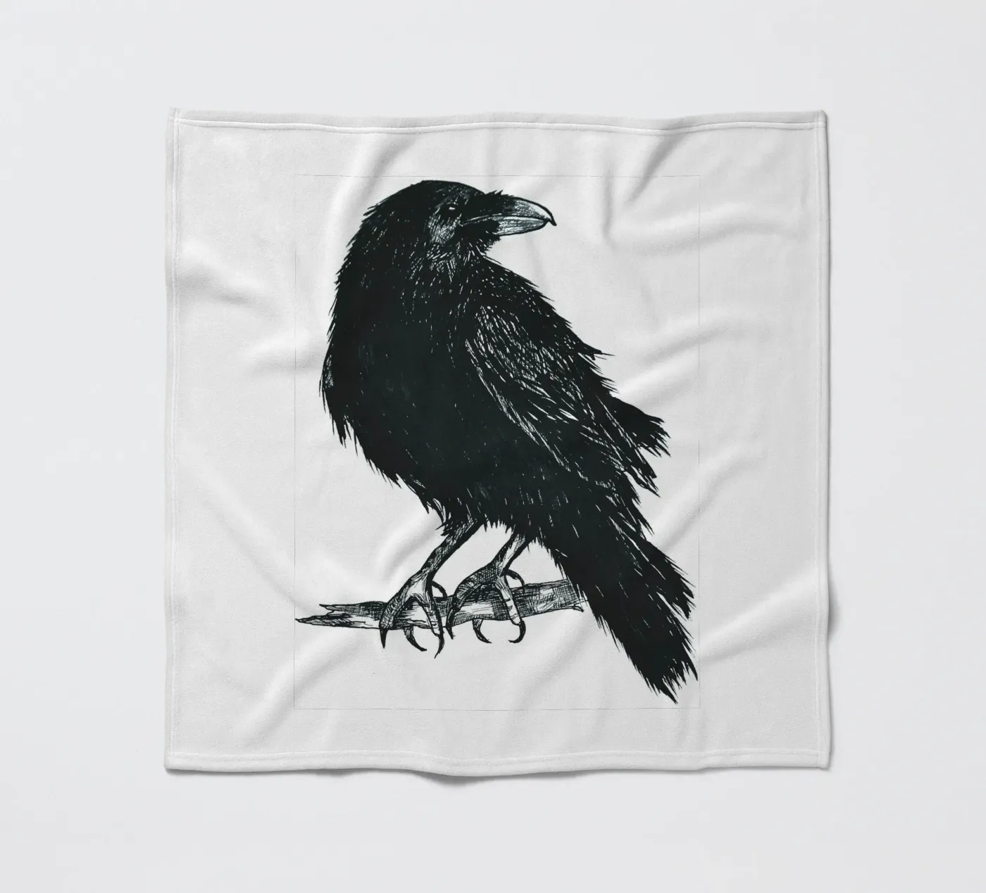 Krähe Fleecedecke von naturelines