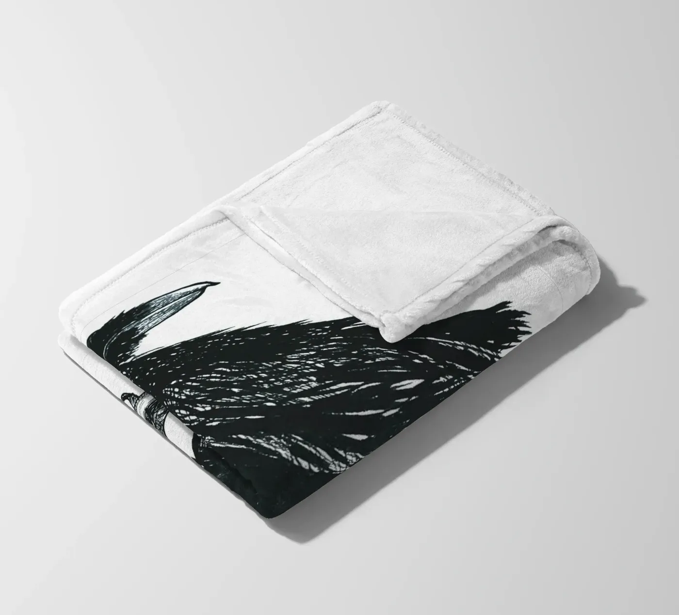 Krähe Fleecedecke von naturelines