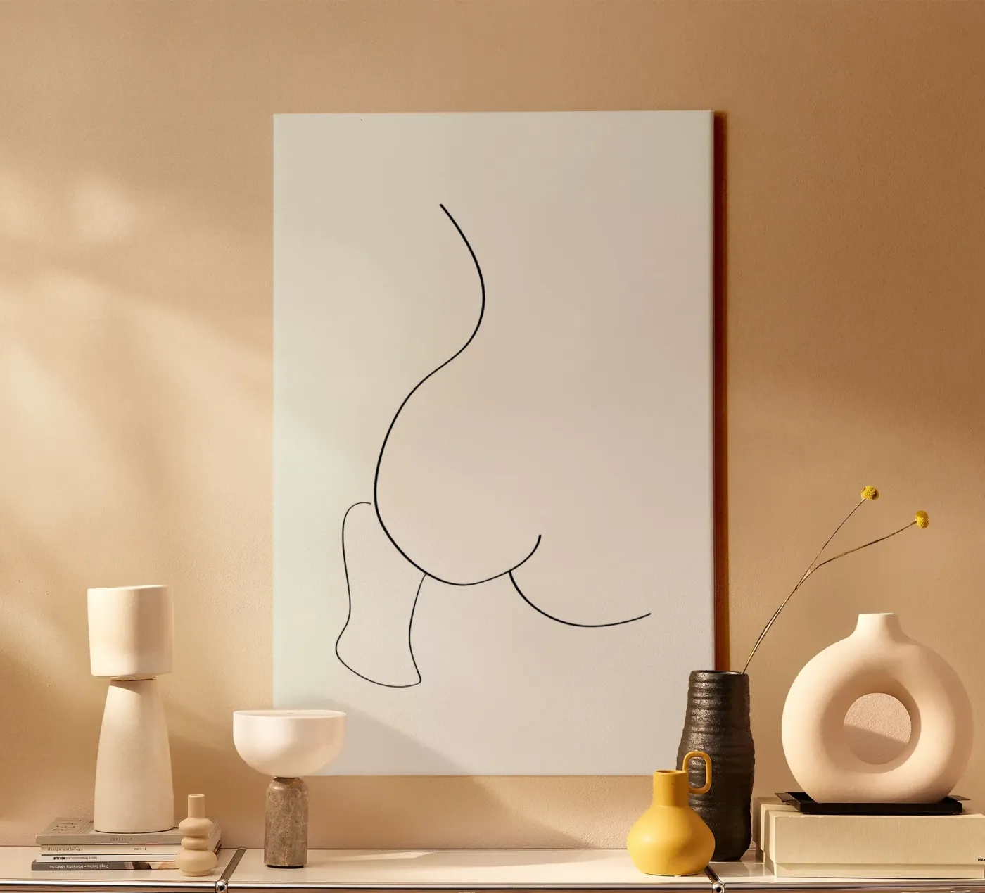 Lady canvas by Honeymoon Hotel
