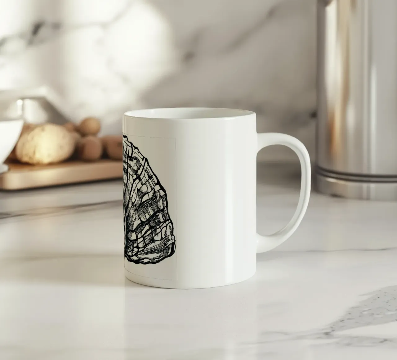 Schnecke tazza in ceramica da naturelines