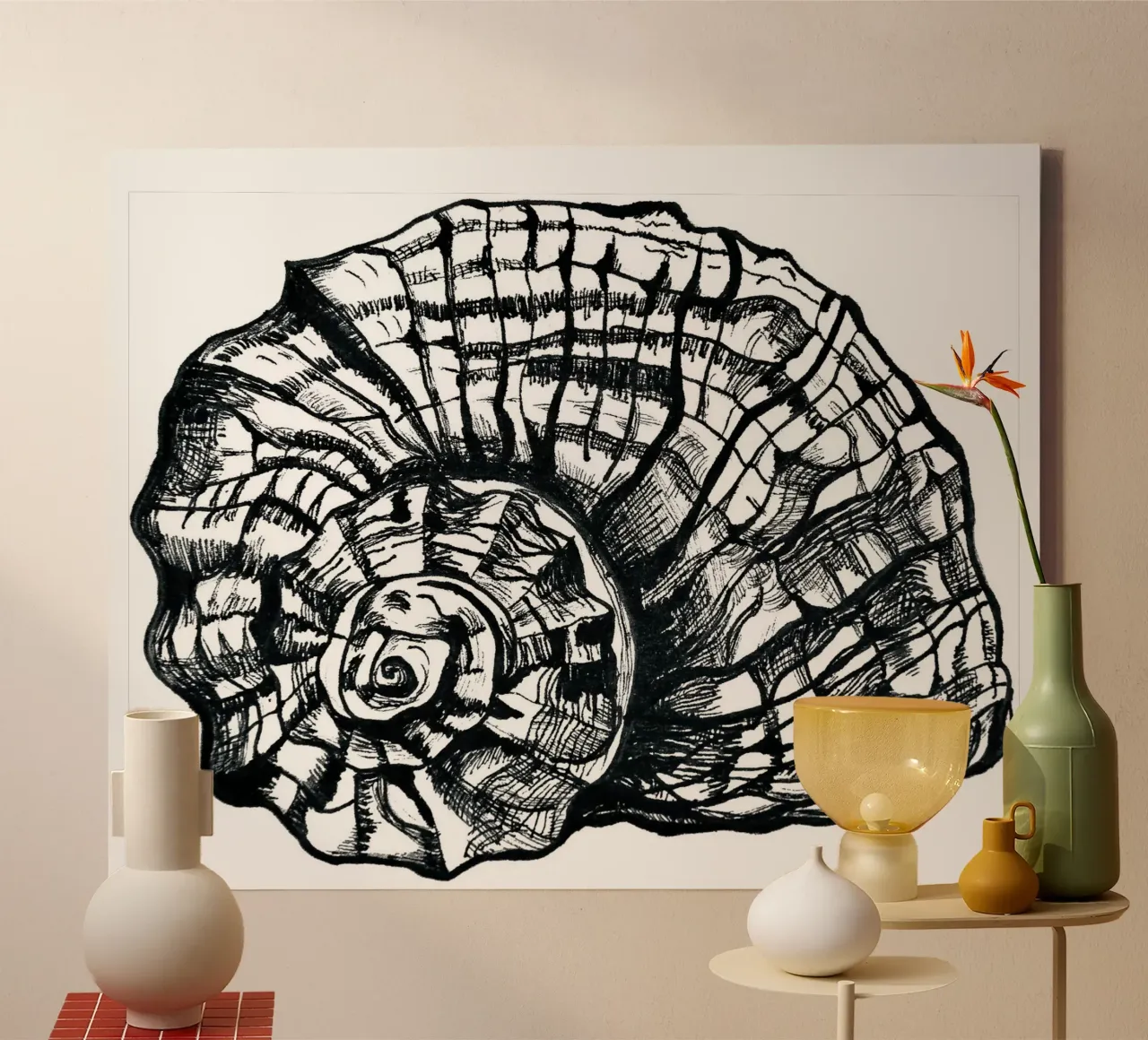 Schnecke canvas by naturelines