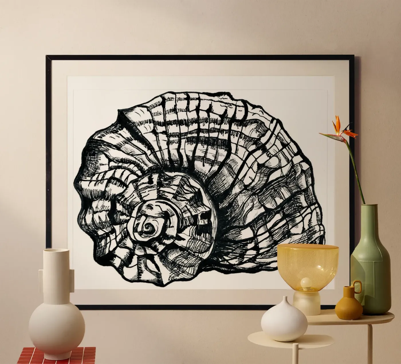 Schnecke poster da naturelines