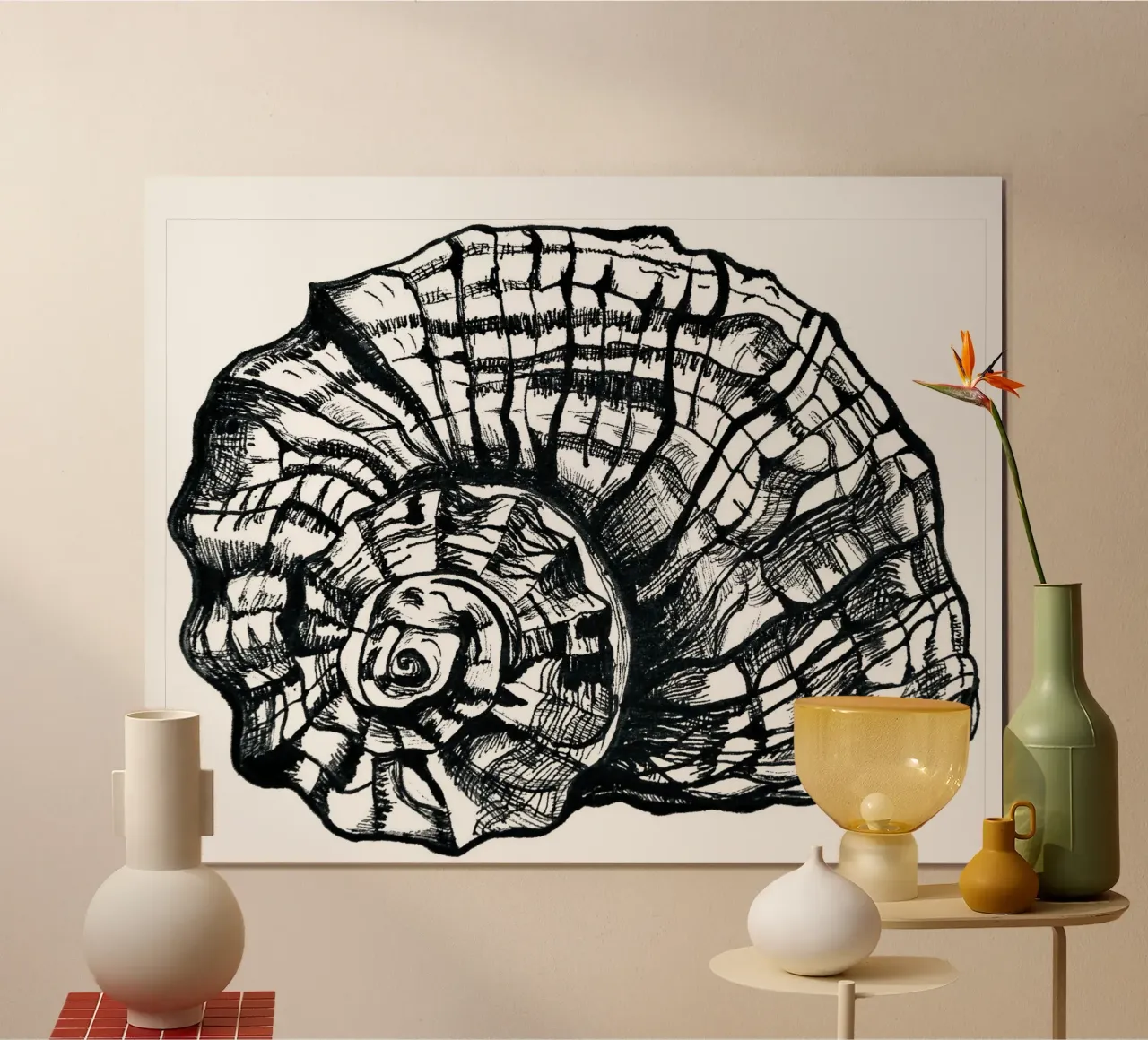 Schnecke poster da naturelines