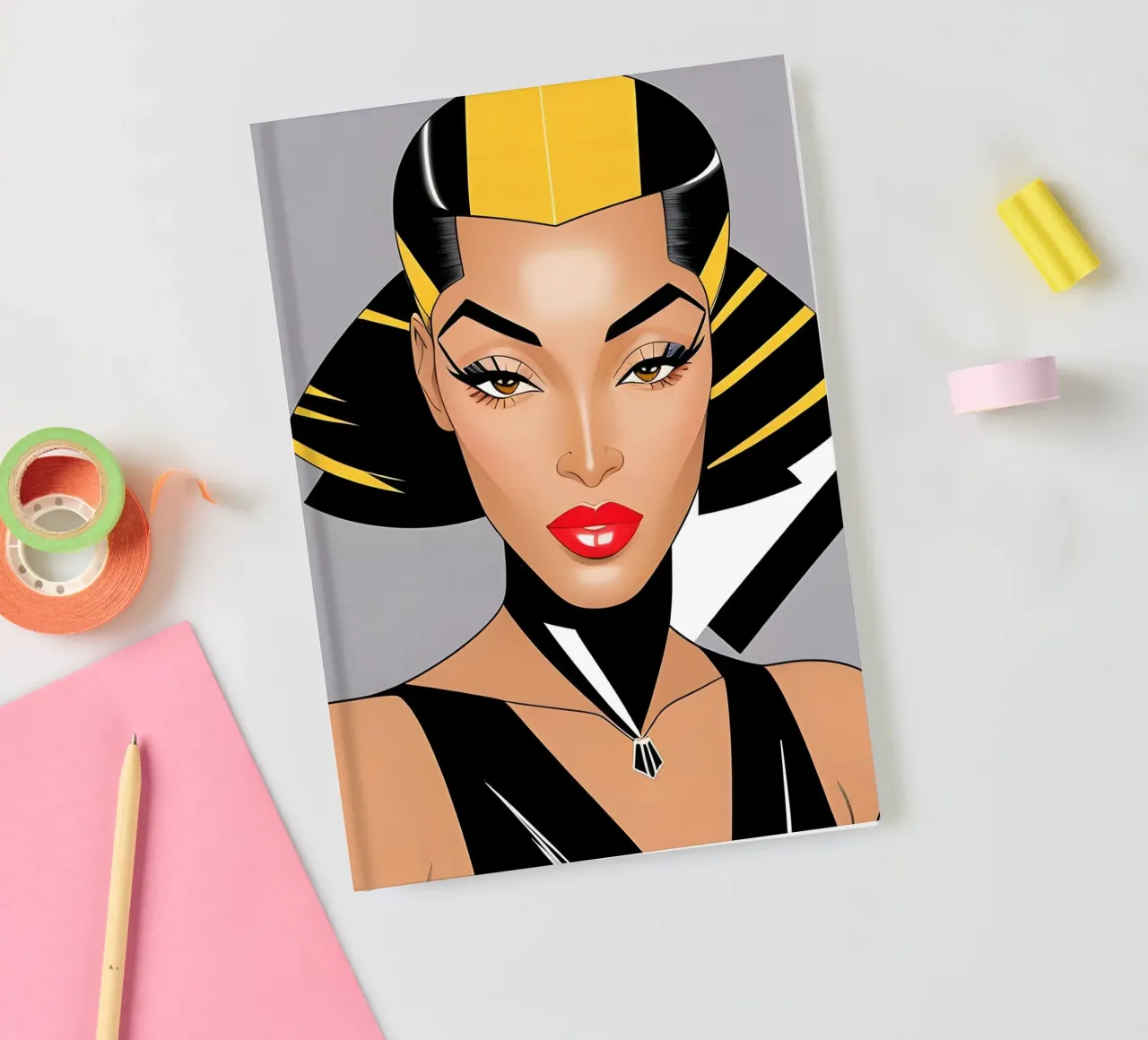 DOPAMINE GEOMETRICS notebook by ART DECO