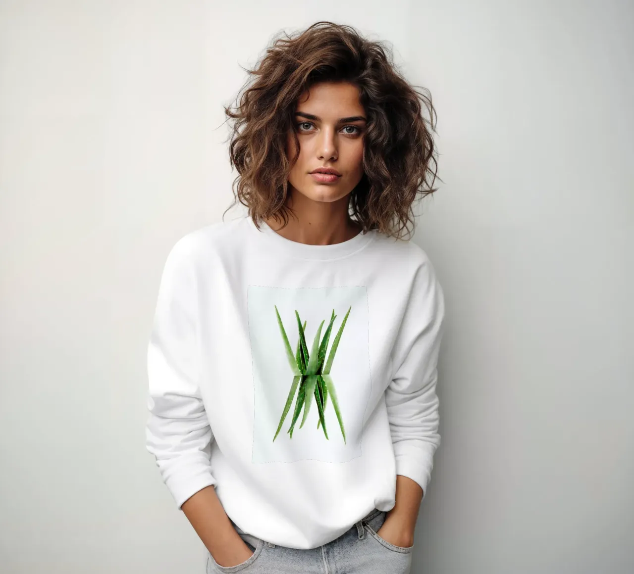 Aloe sweatshirt by Miles of Light