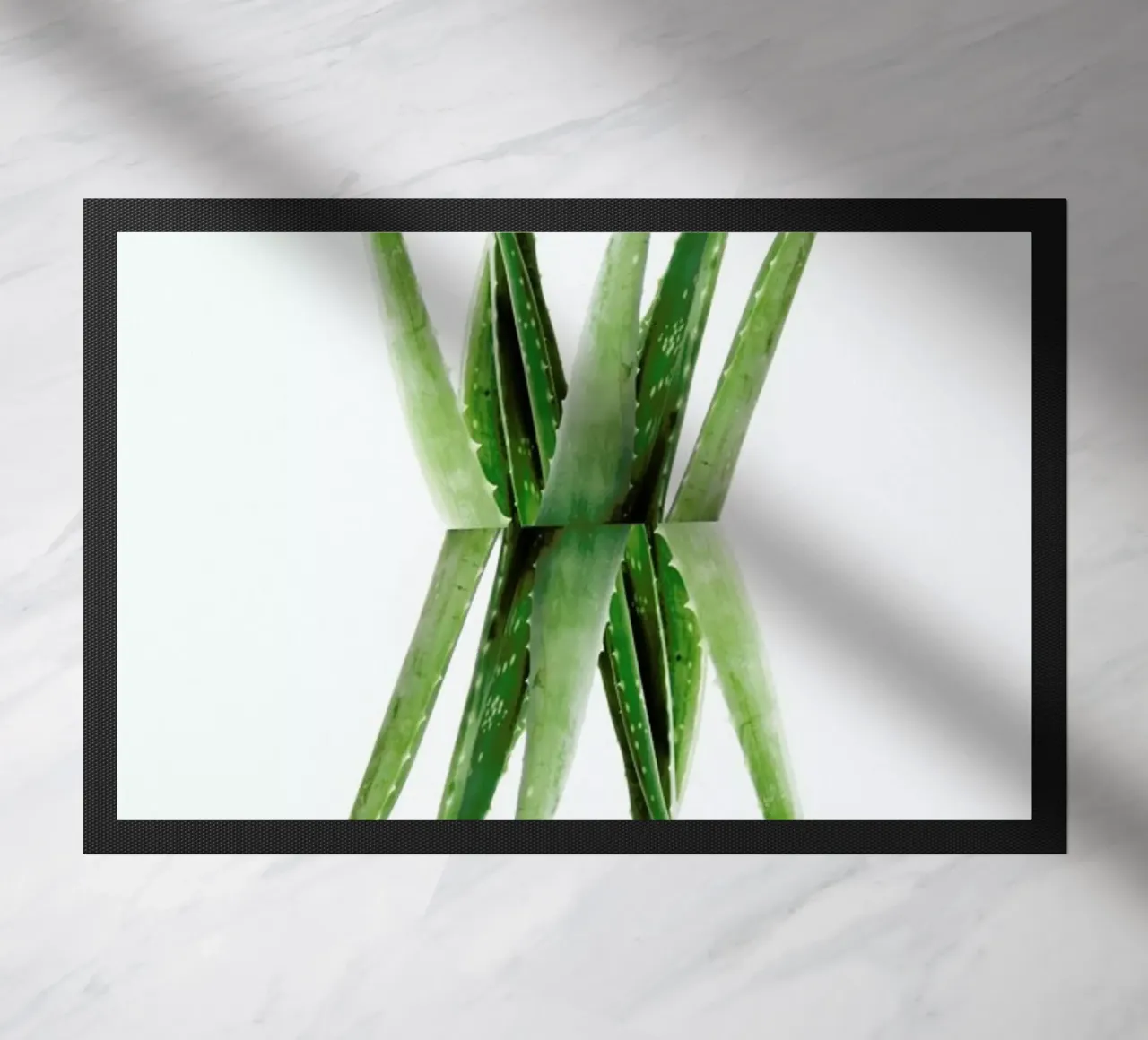 Aloe doormat by Miles of Light