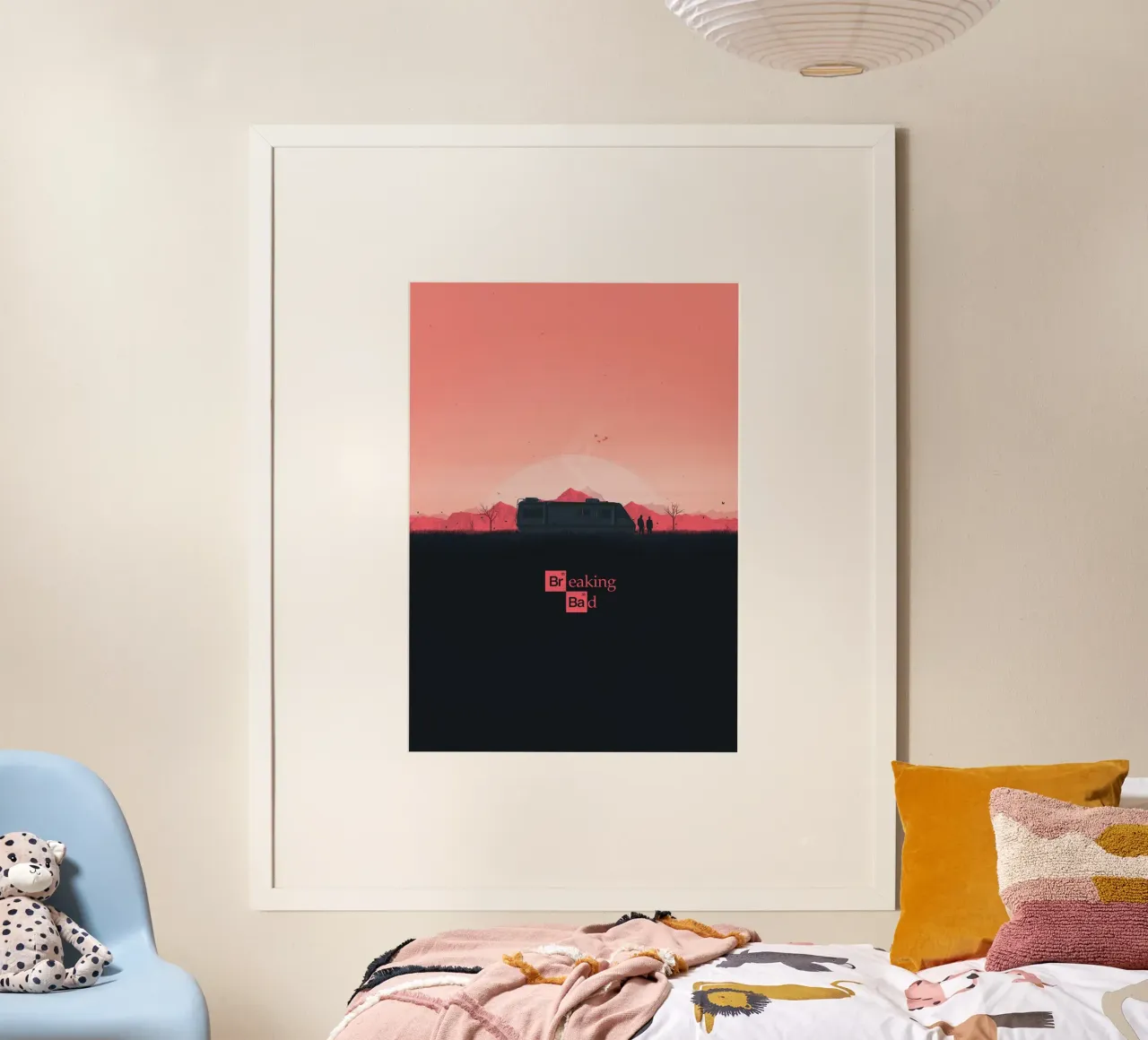 Breaking Bad poster con telaio in legno da Attaboy Dsgn
