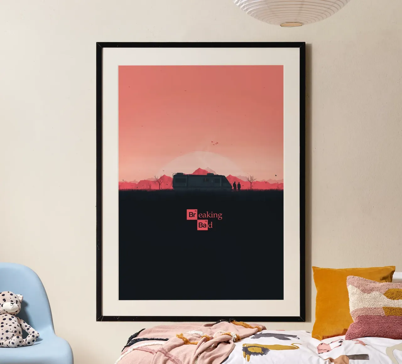 Breaking Bad poster con telaio in legno da Attaboy Dsgn