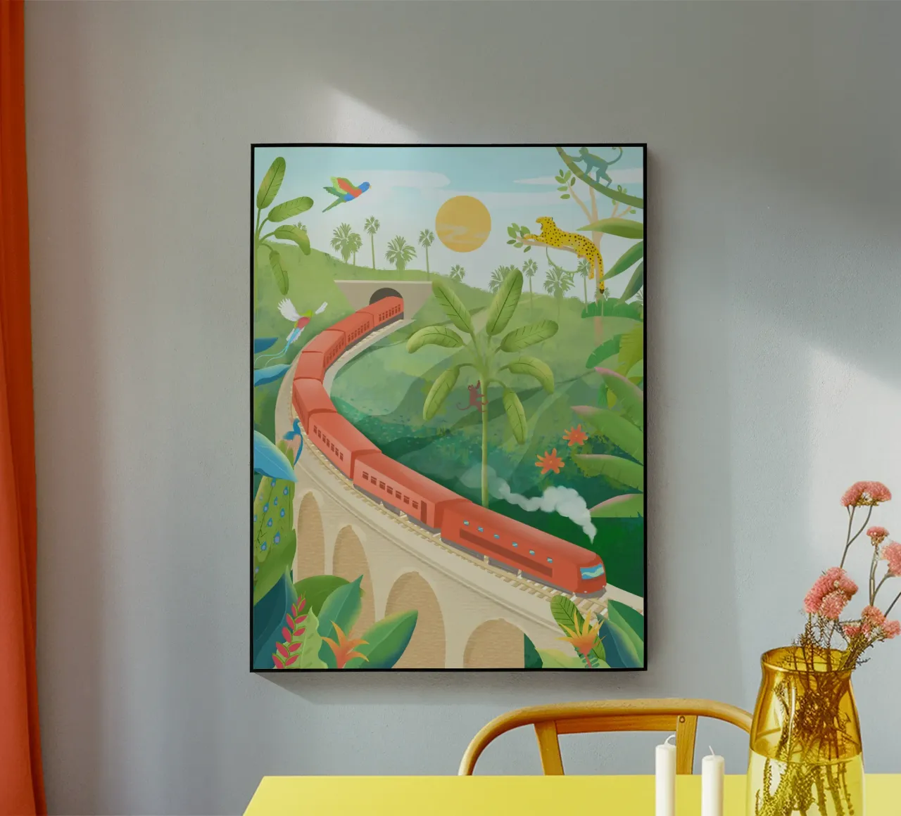 Sri Lanka Train plexiglass da PetrArts