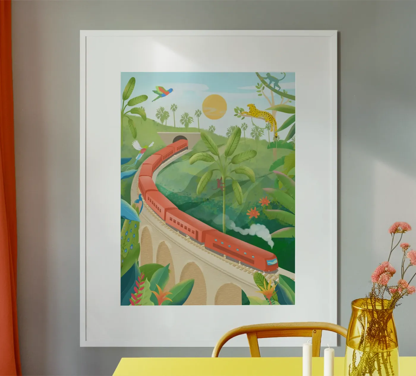 Sri Lanka Train poster da PetrArts