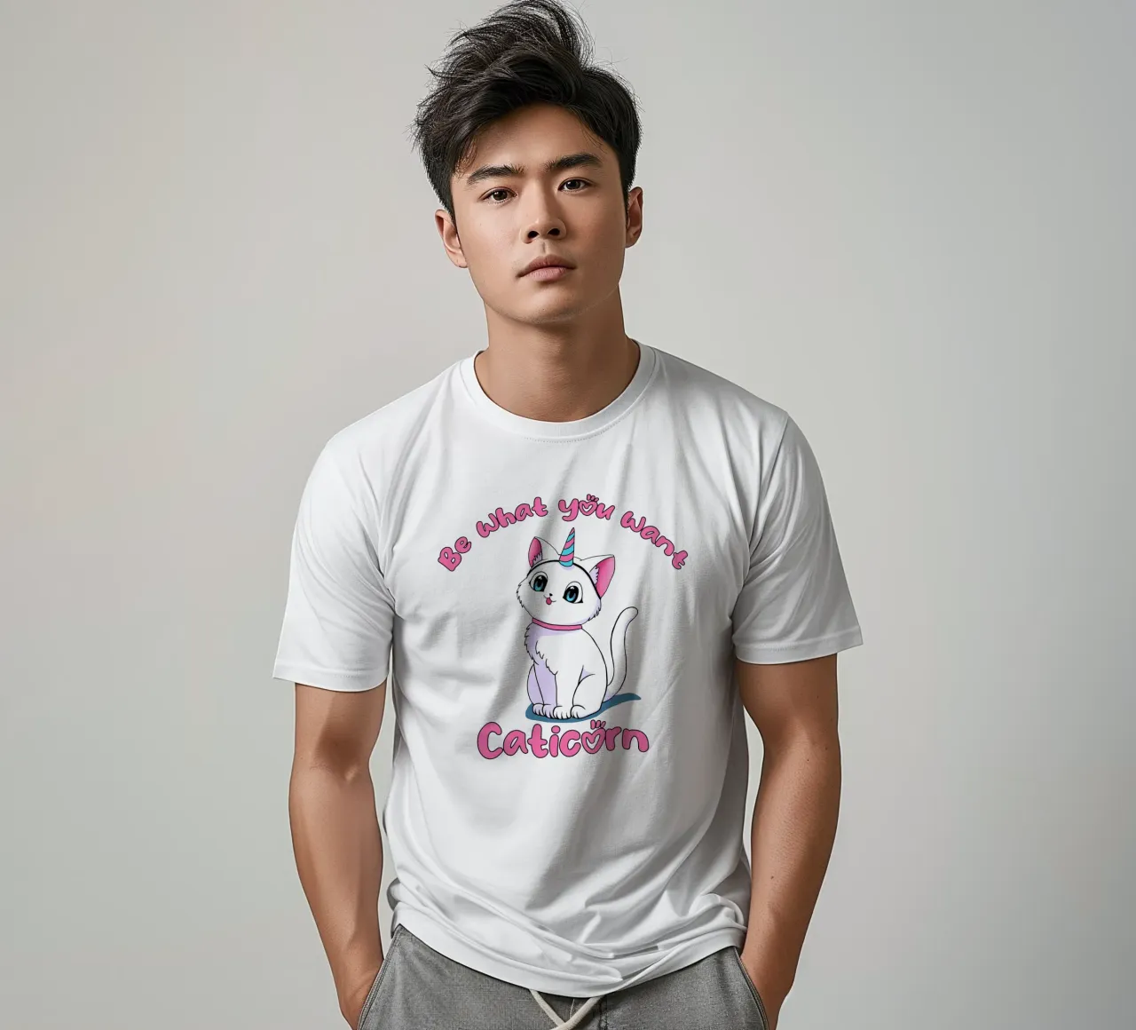 Sii ciò che vuoi Caticorn t-shirt da Loobs