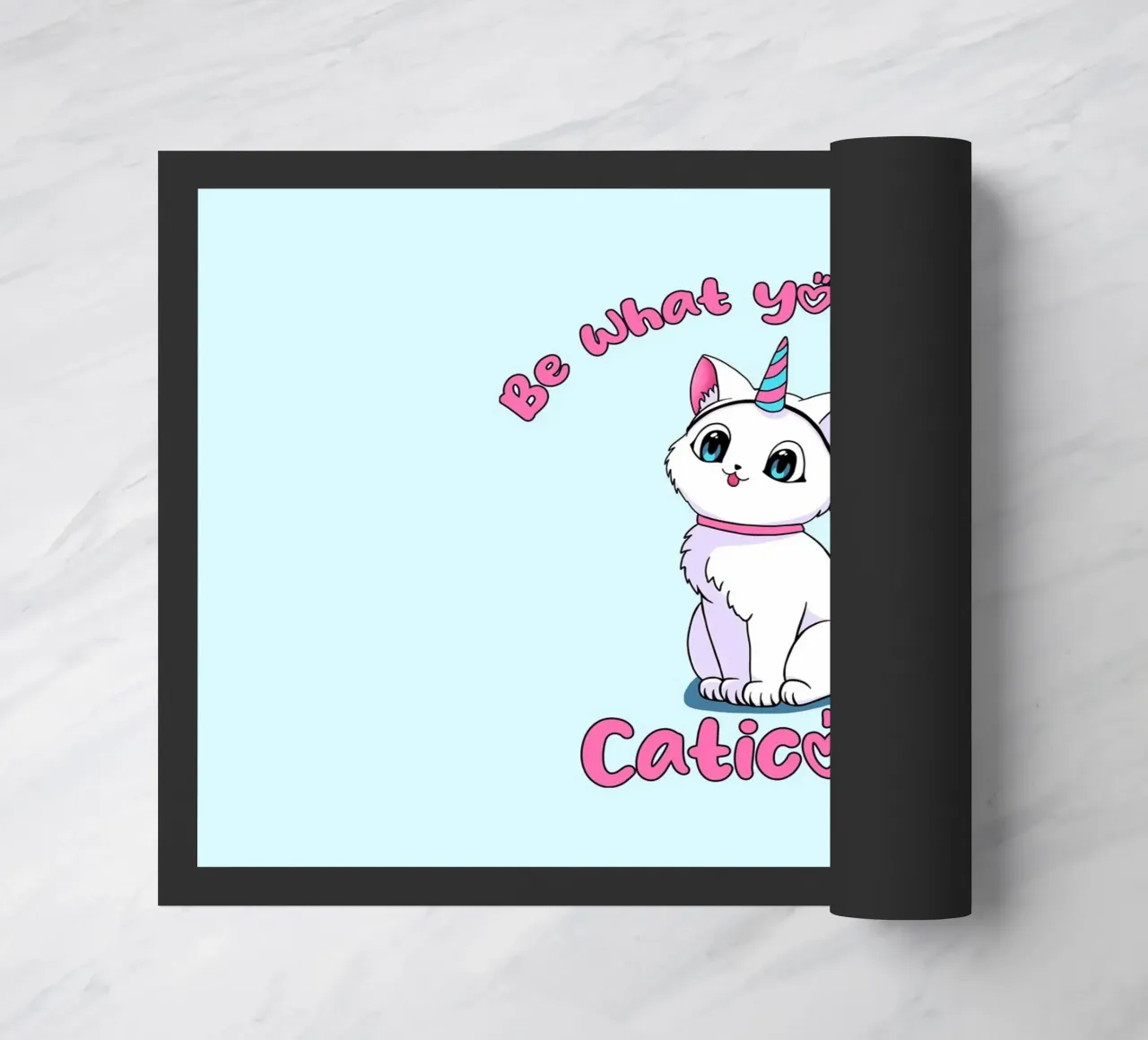 Sii ciò che vuoi Caticorn zerbino da Loobs