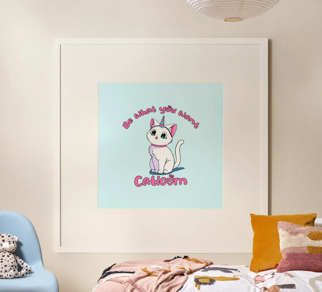 Sii ciò che vuoi Caticorn carta hahnemühle da Loobs