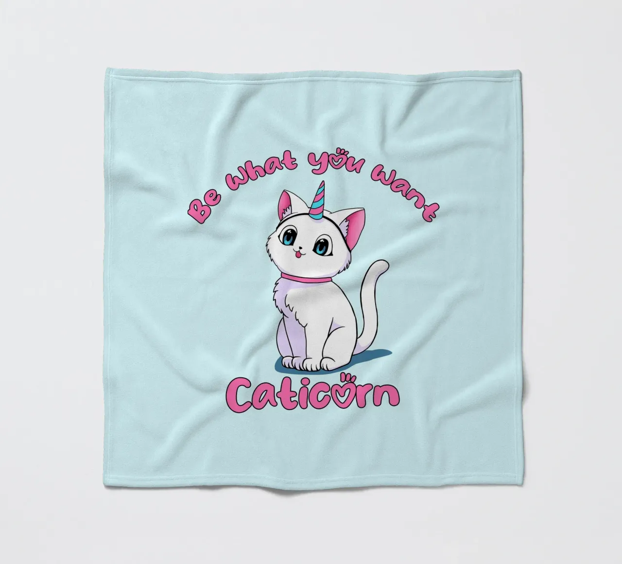 Sii ciò che vuoi Caticorn coperta in pile da Loobs
