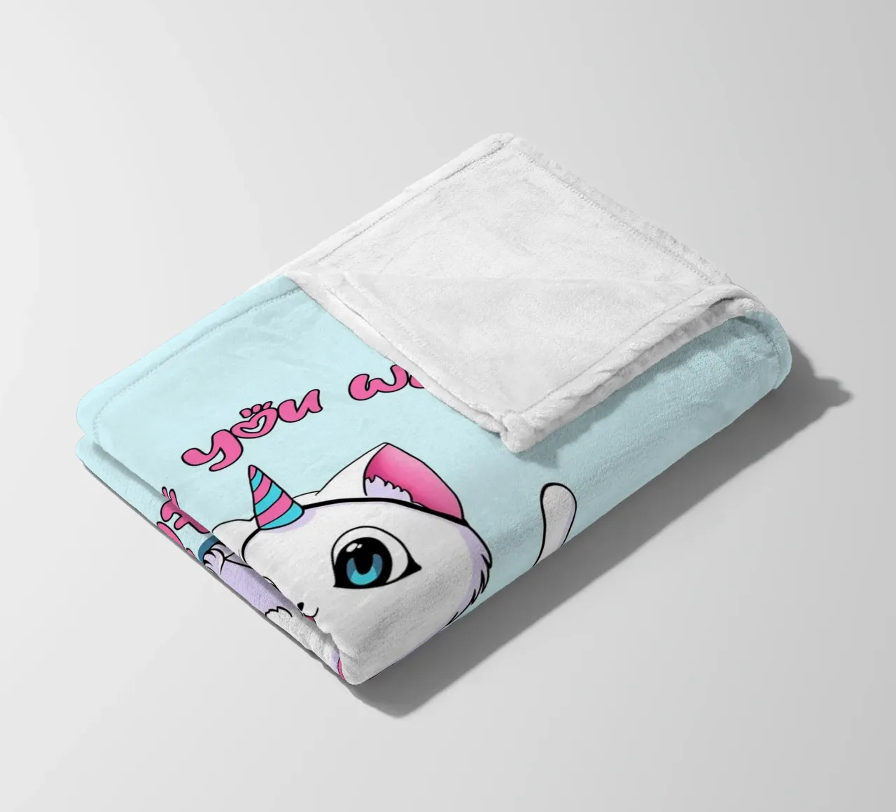 Sii ciò che vuoi Caticorn coperta in pile da Loobs