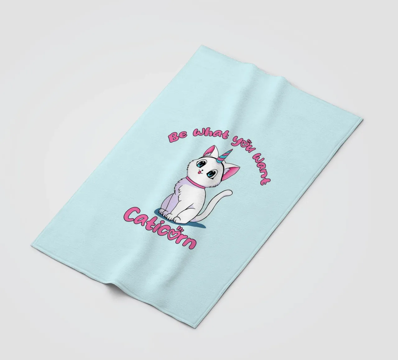 Sii ciò che vuoi Caticorn coperta in pile da Loobs