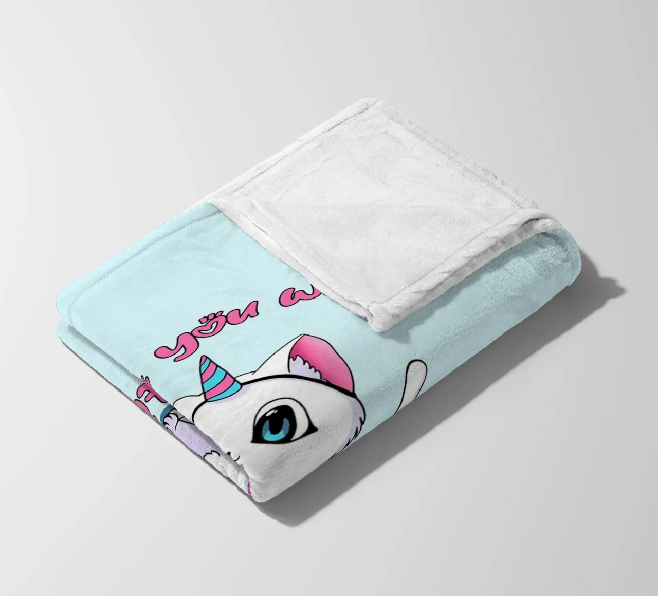 Sii ciò che vuoi Caticorn coperta in pile da Loobs