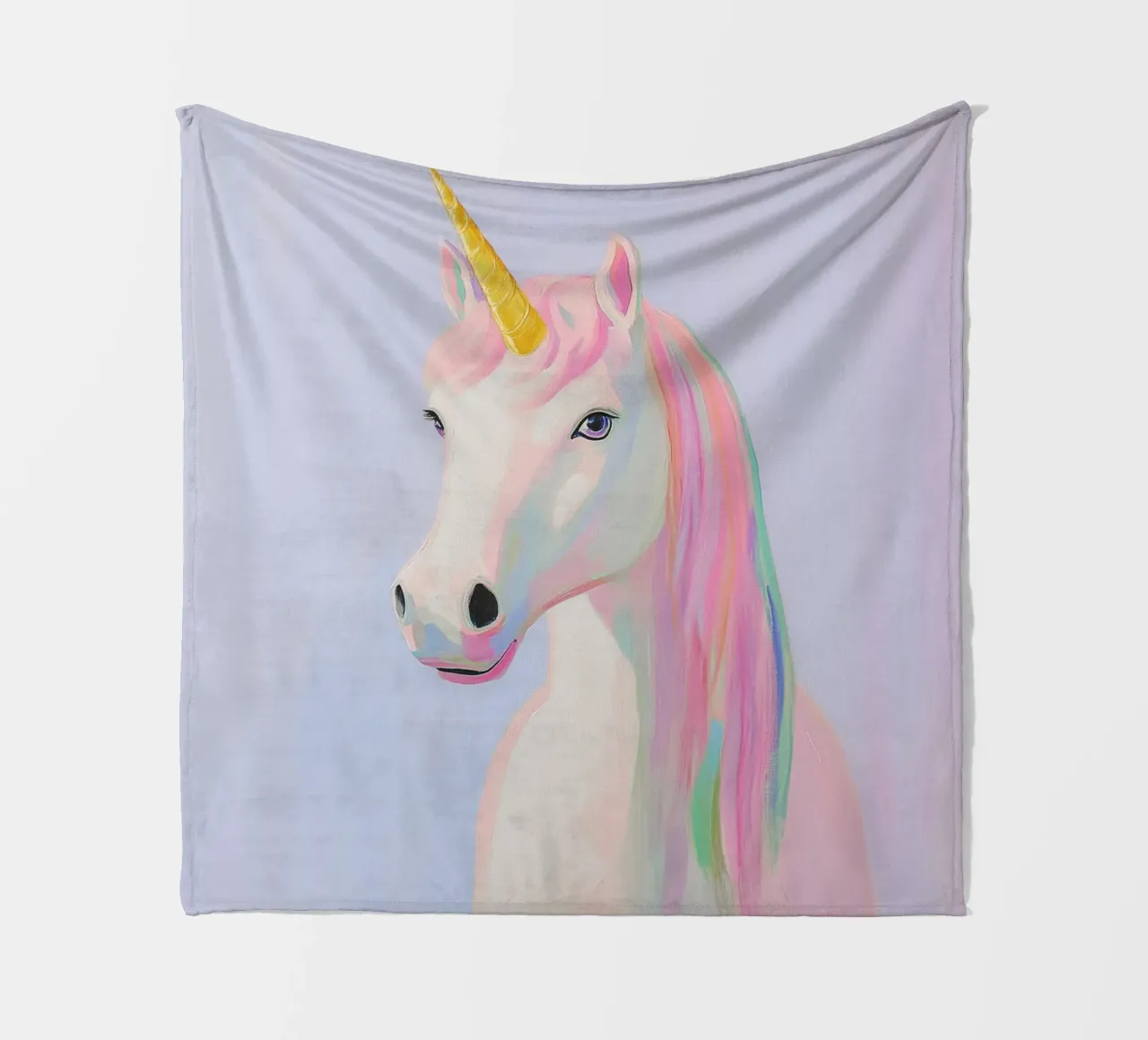 Unicorn magic fleece blanket by Carinaprint