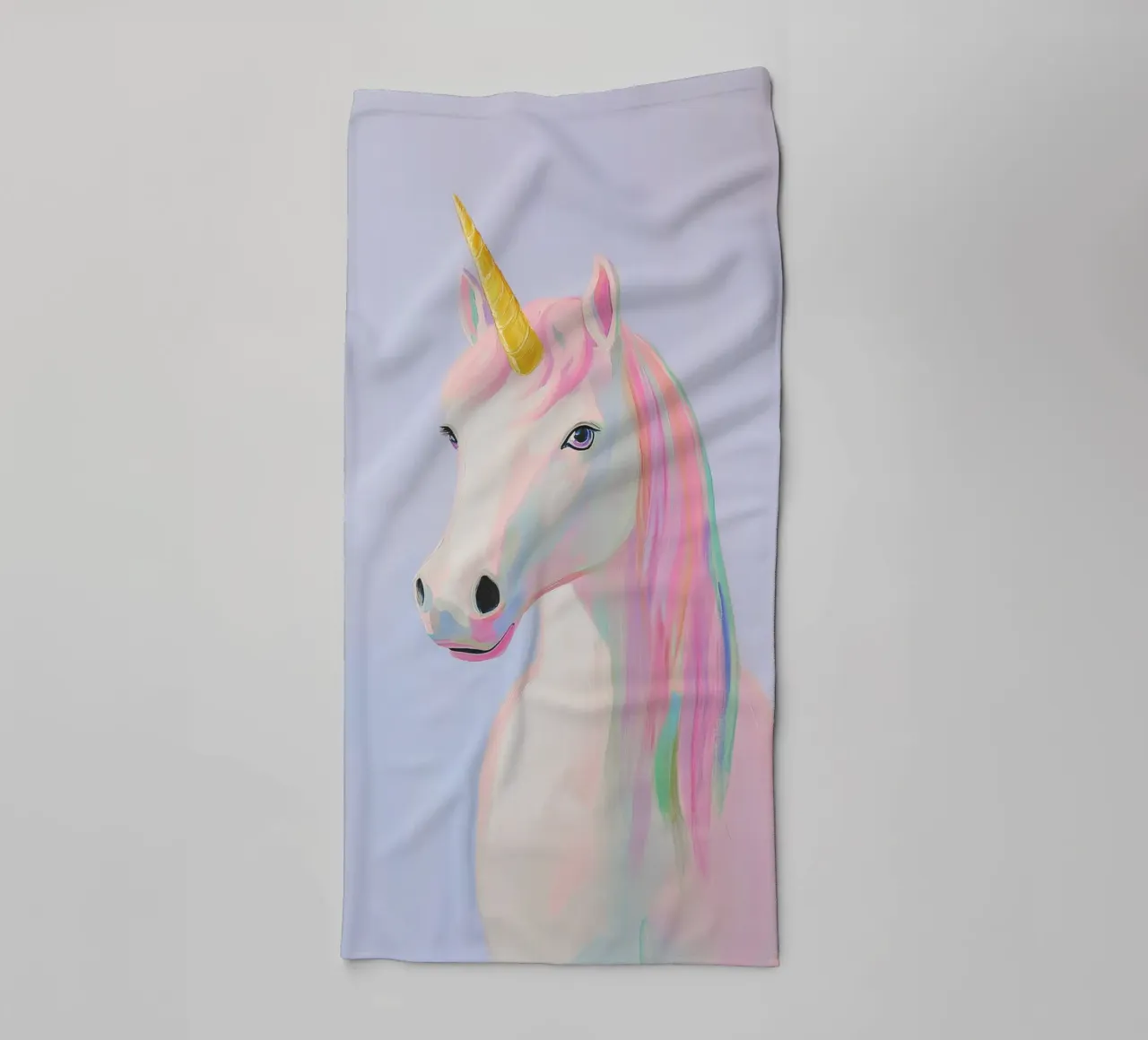 Unicorn magic towel by Carinaprint