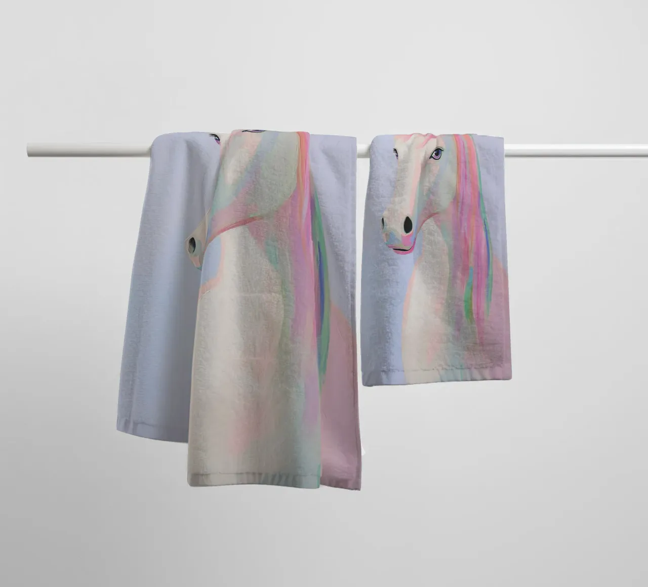 Unicorn magic towel by Carinaprint