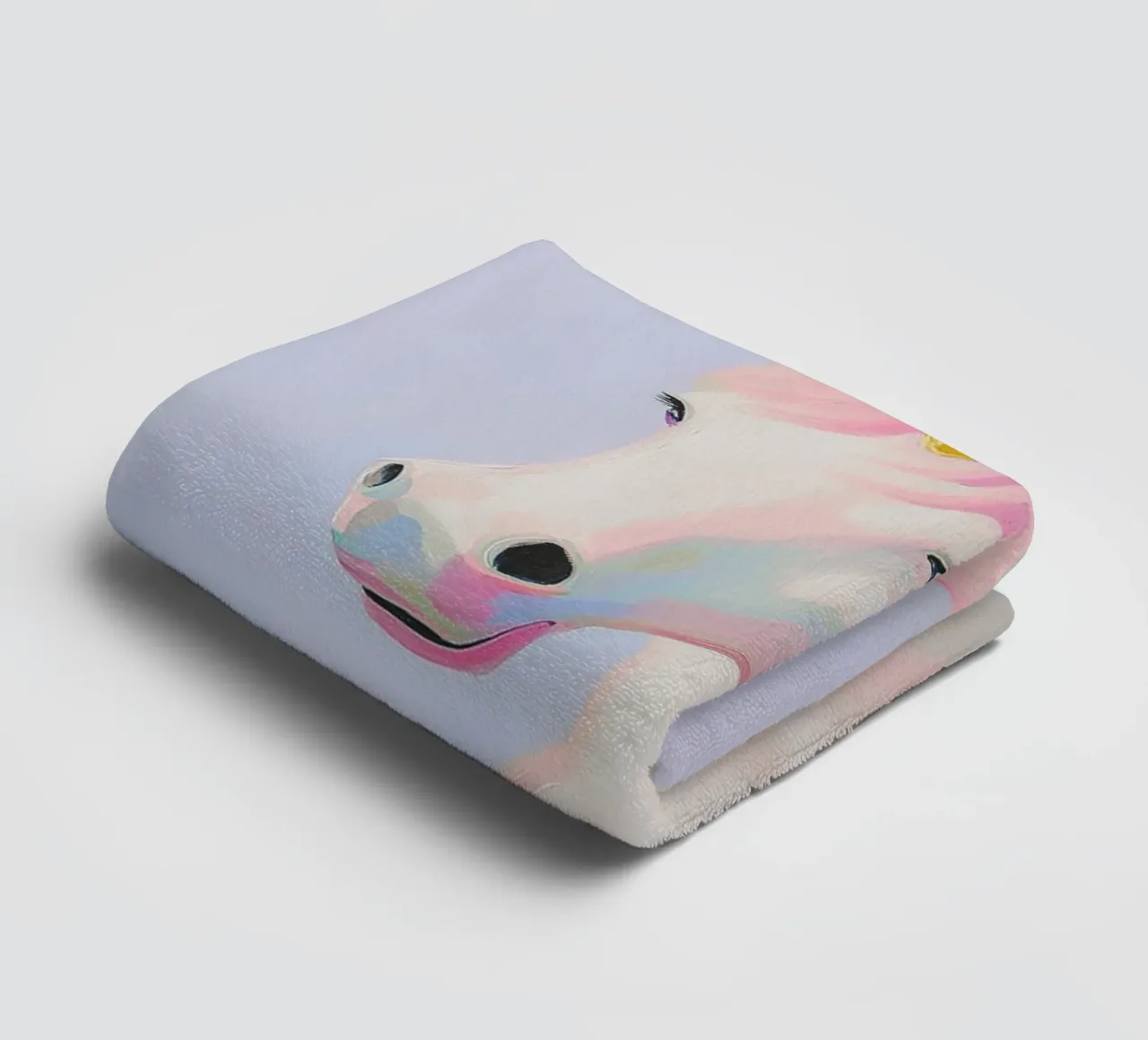 Unicorn magic towel by Carinaprint