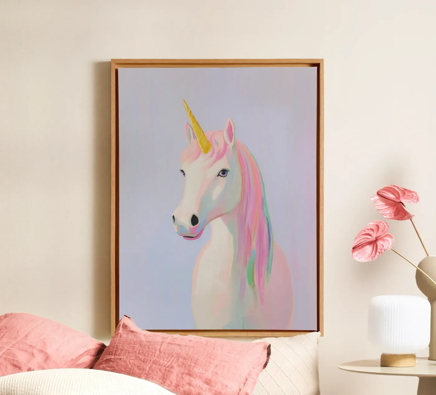 Magia dell'unicorno tela da Carinaprint
