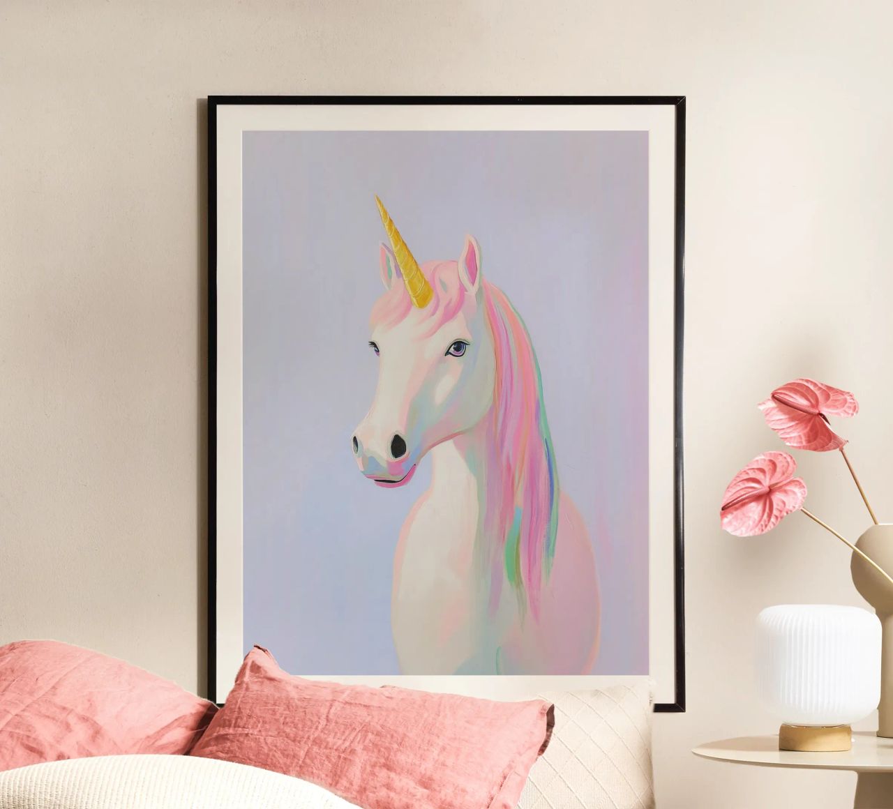 Einhorn Magie Poster von Carinaprint