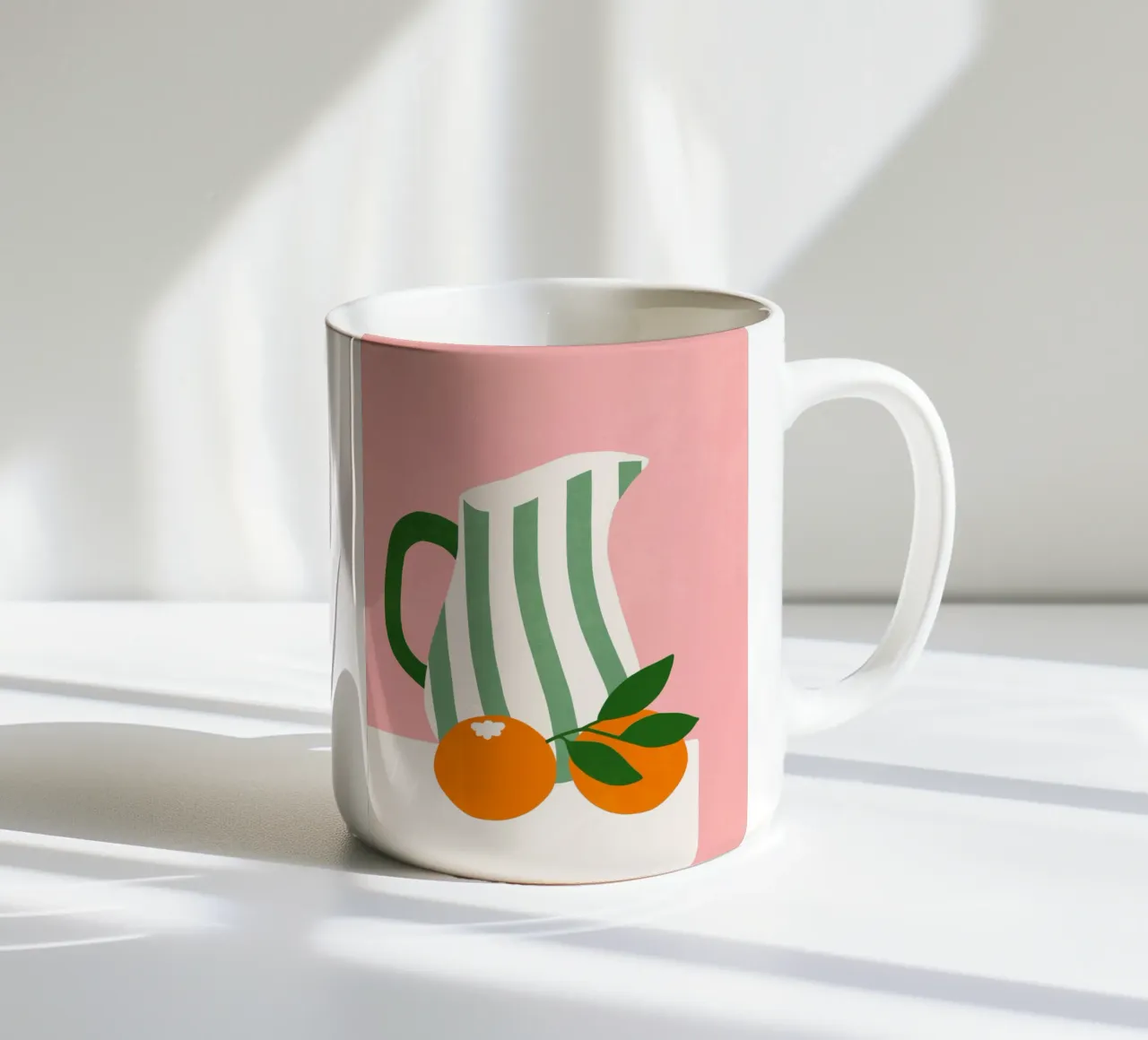 Le strisce possono amare le arance tazza in ceramica da Carinaprint