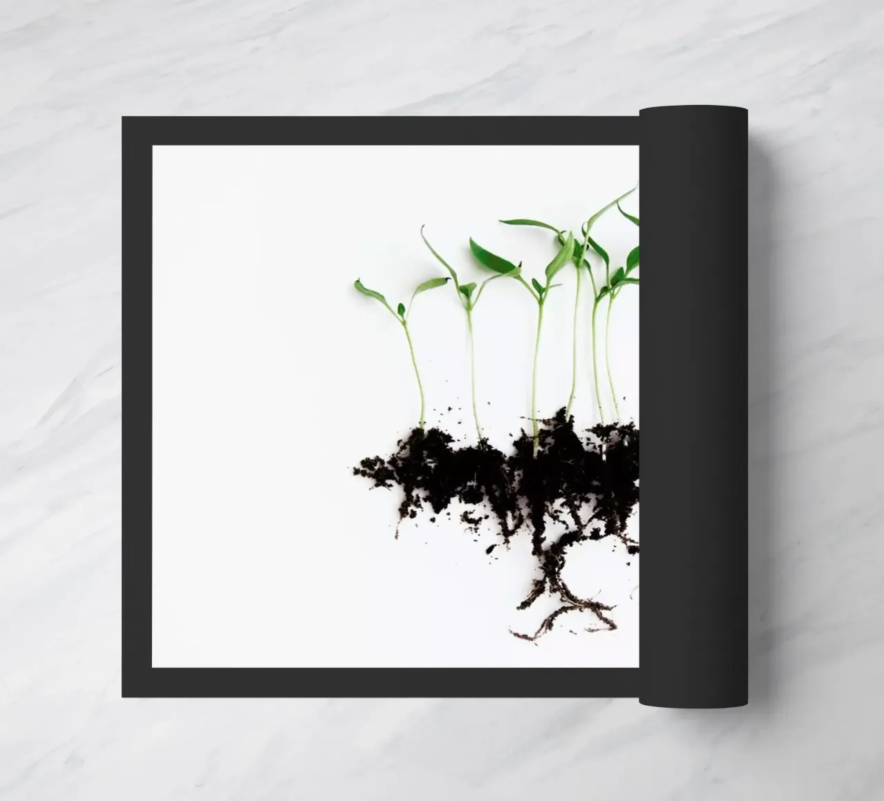 Pepper Sprouts deurmat van Miles of Light