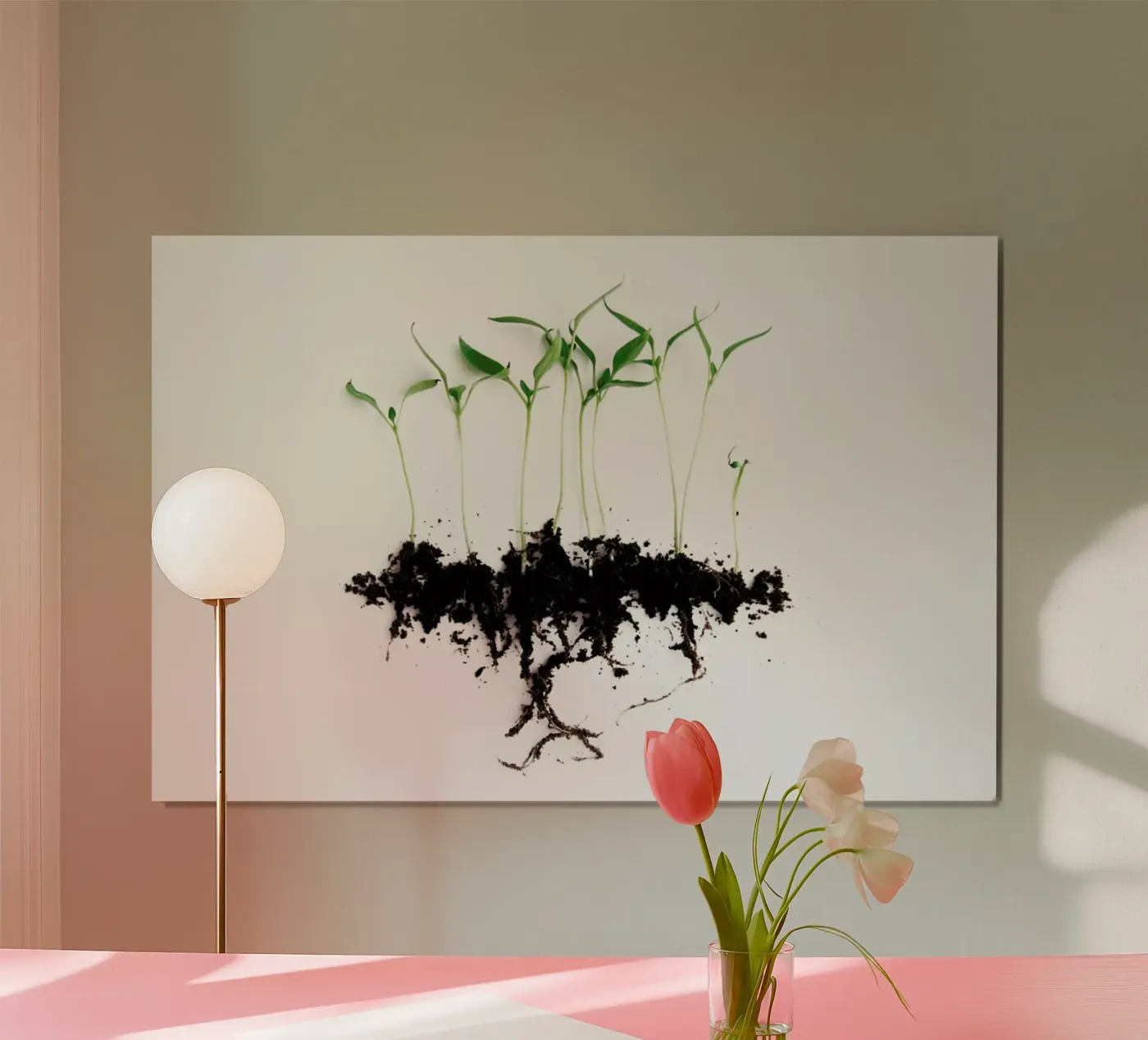 Pepper Sprouts Poster von Miles of Light