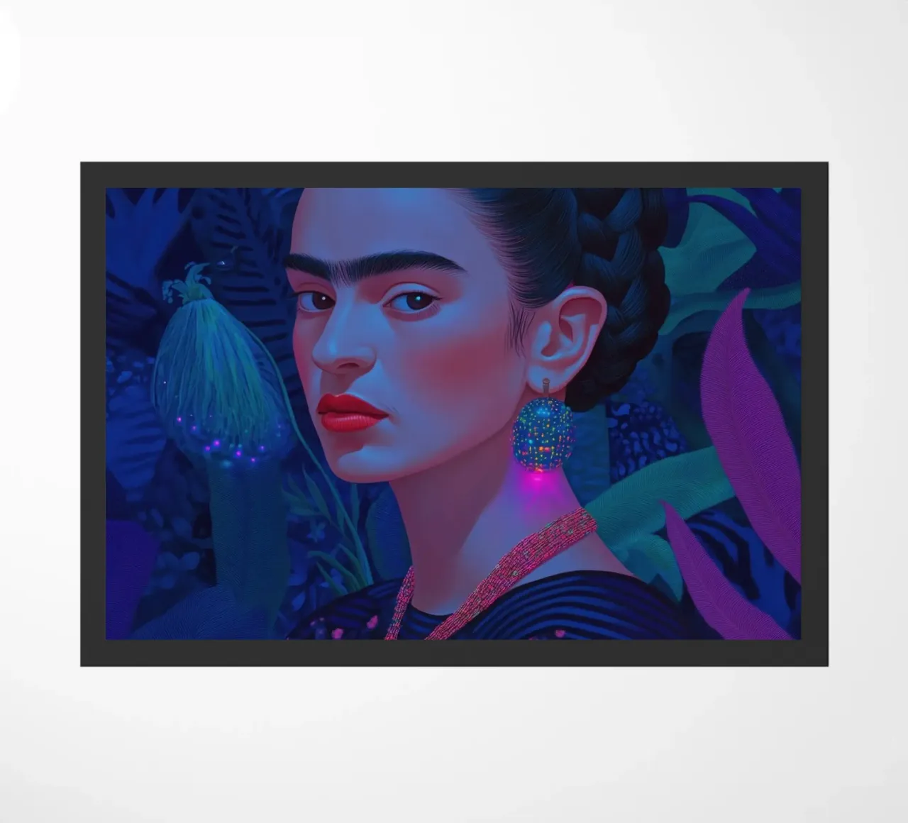 Frida Kahlo Self-Portrait doormat by Art Center