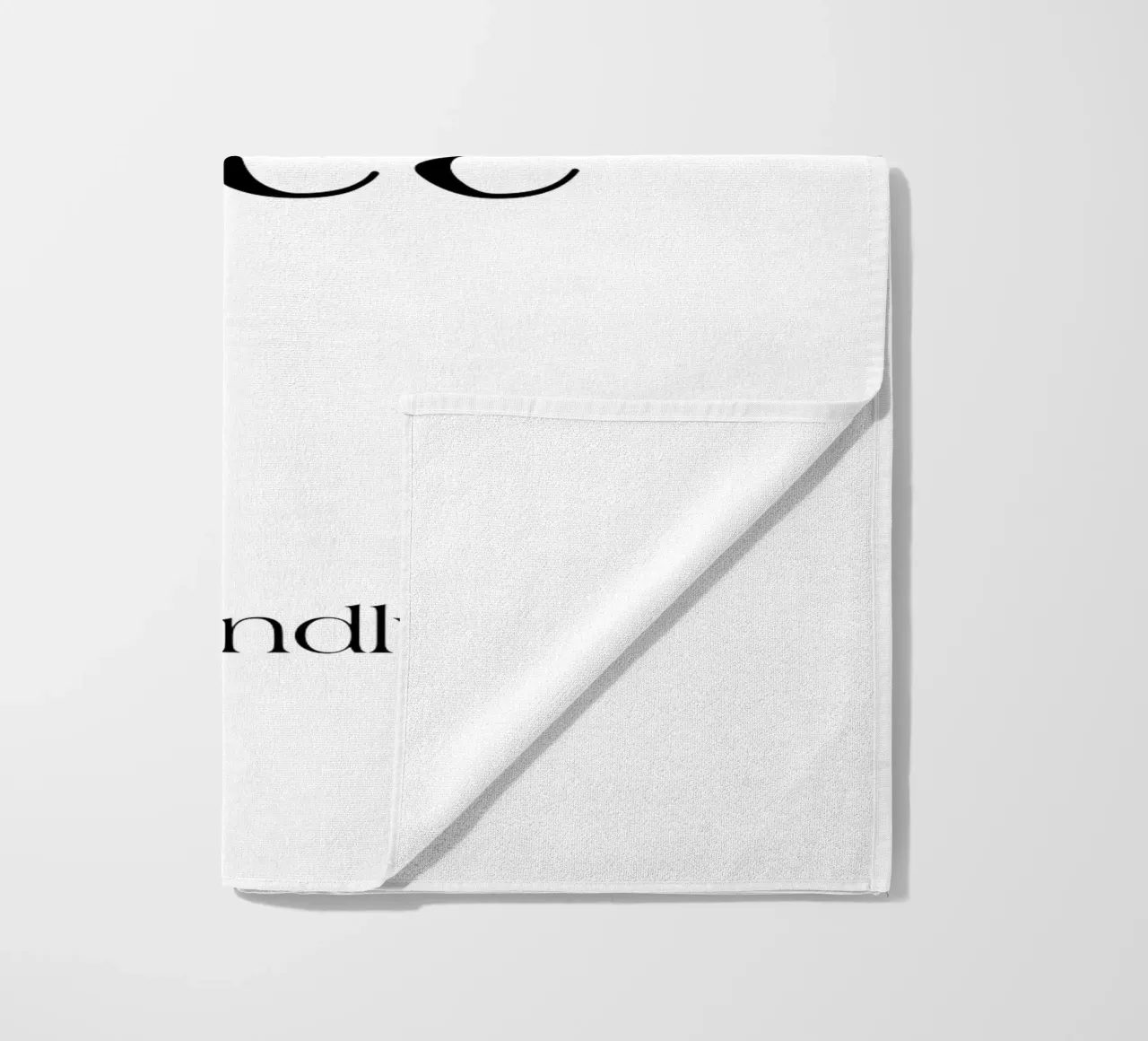 Be Nice Friendly Semplice tipografia minimalista telo mare da YV TYPOGRAPHY