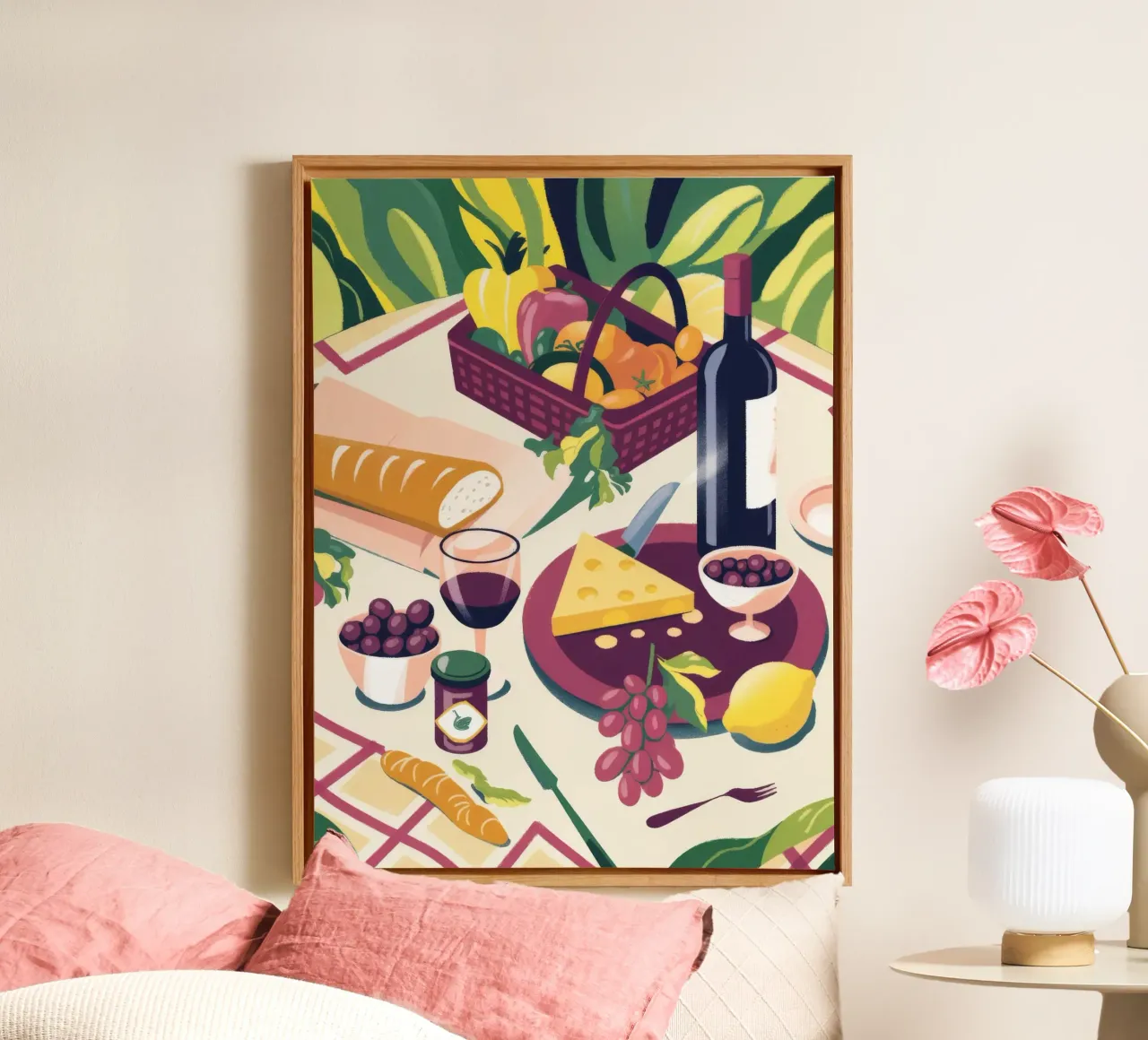 Picnic Delight canvas by Artie Shifa