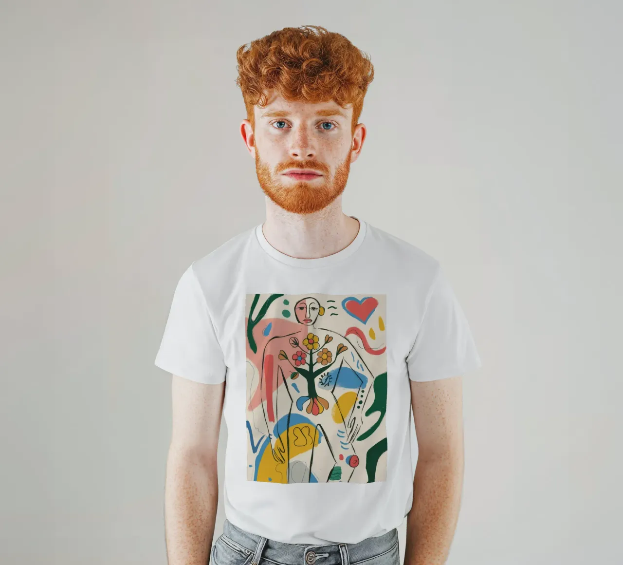Essenza fiorente t-shirt da Artie Shifa