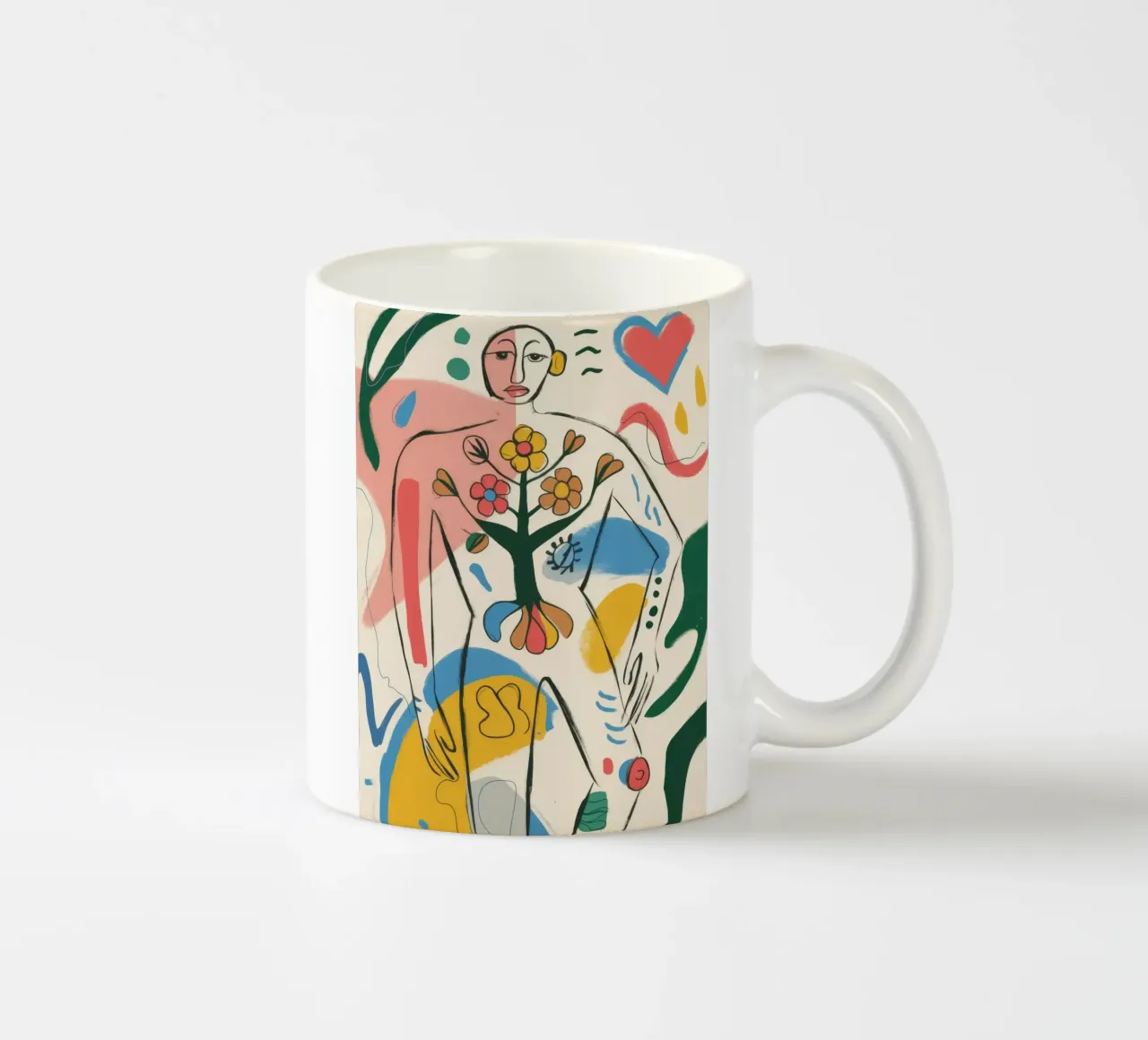 Essenza fiorente tazza in ceramica da Artie Shifa