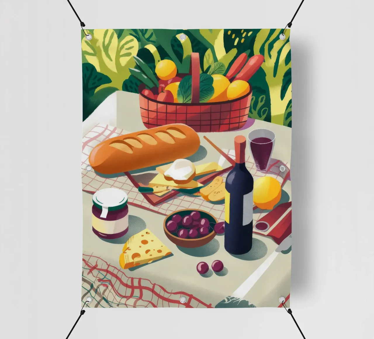 Tavola colorata telo in pvc da Artie Shifa