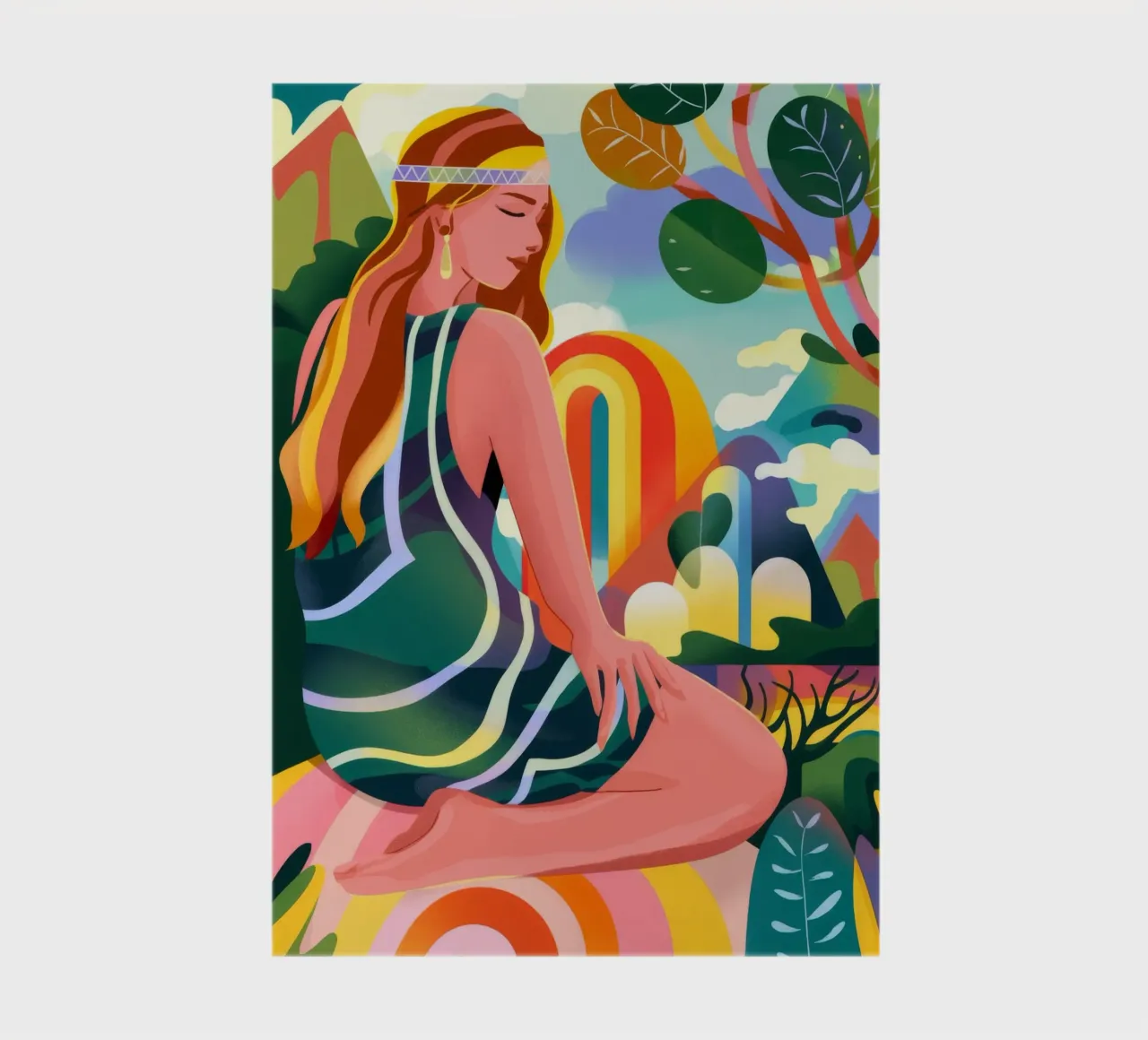 Whimsical Reverie notebook by Artie Shifa