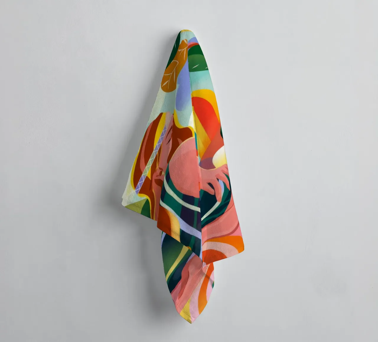 Whimsical Reverie towel by Artie Shifa