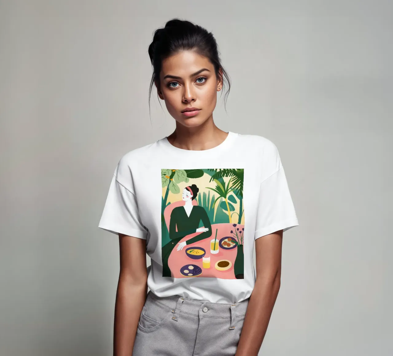 Garden Feast t-shirt by Artie Shifa