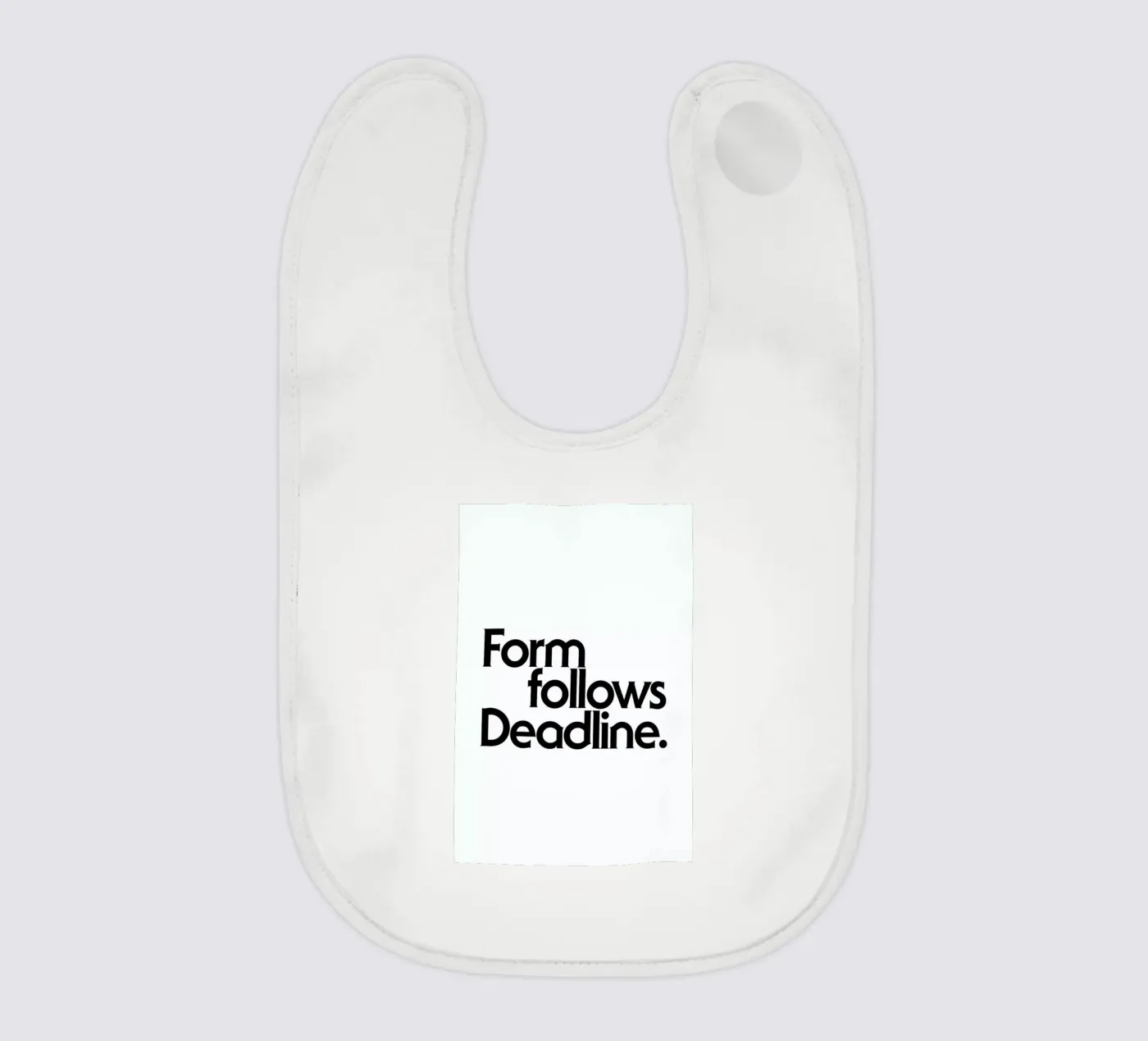 Deadline White bavaglino da Designliga Products GmbH & Co. KG