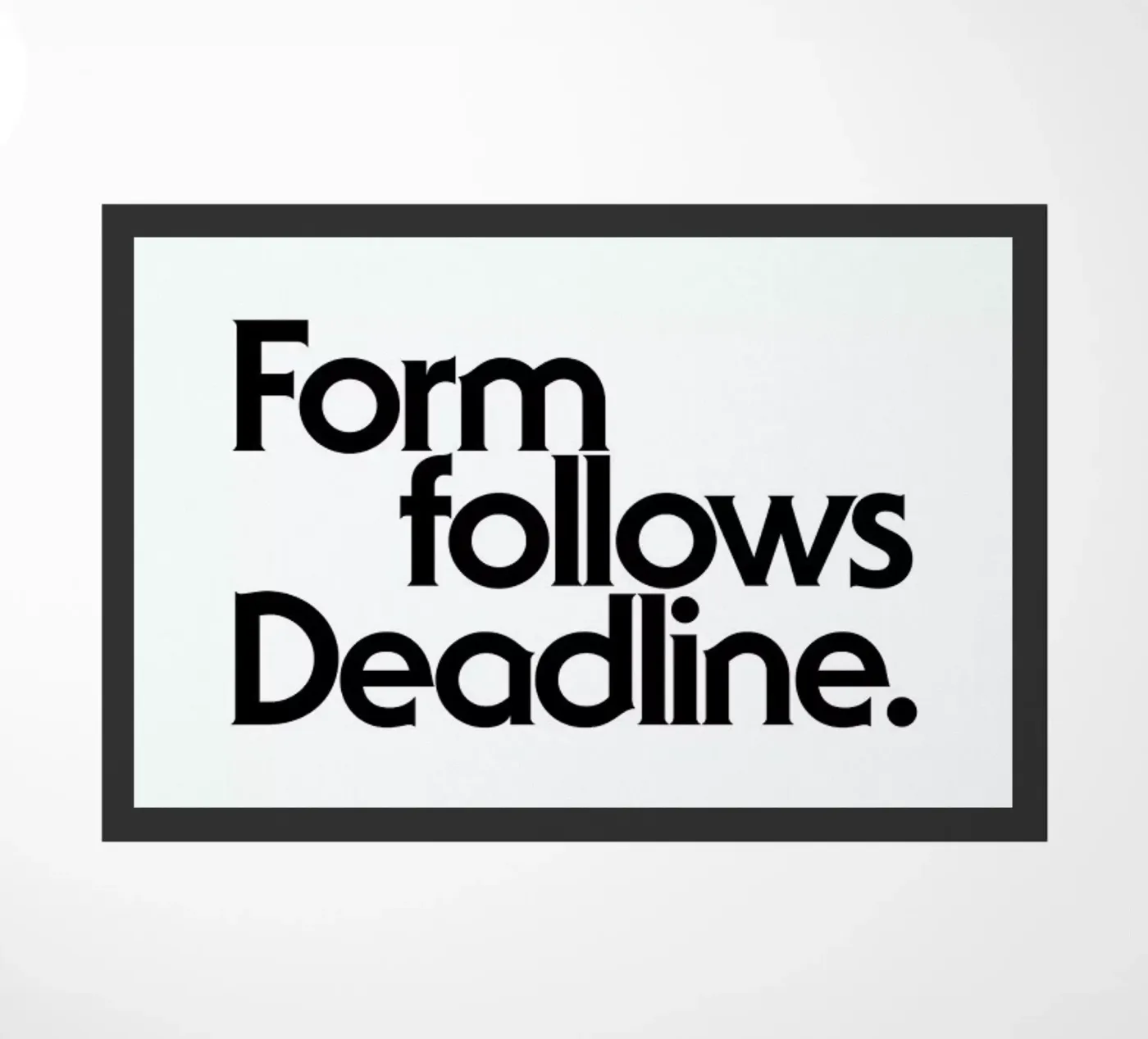 Deadline White zerbino da Designliga Products GmbH & Co. KG
