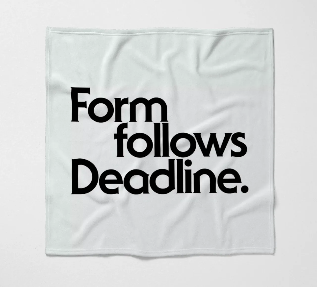 Deadline White coperta in pile da Designliga Products GmbH & Co. KG