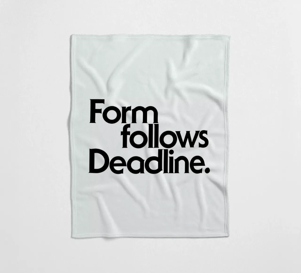 Deadline White coperta in pile da Designliga Products GmbH & Co. KG