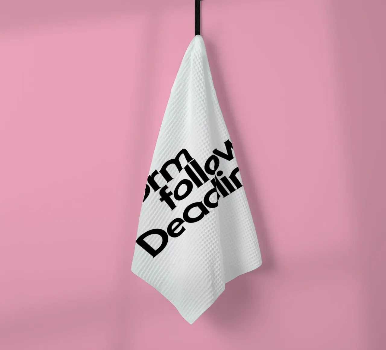 Deadline White canovaccio da cucina da Designliga Products GmbH & Co. KG