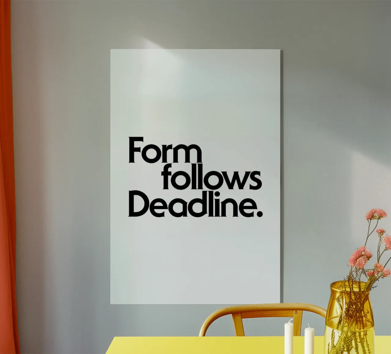 Deadline White plexiglass da Designliga Products GmbH & Co. KG