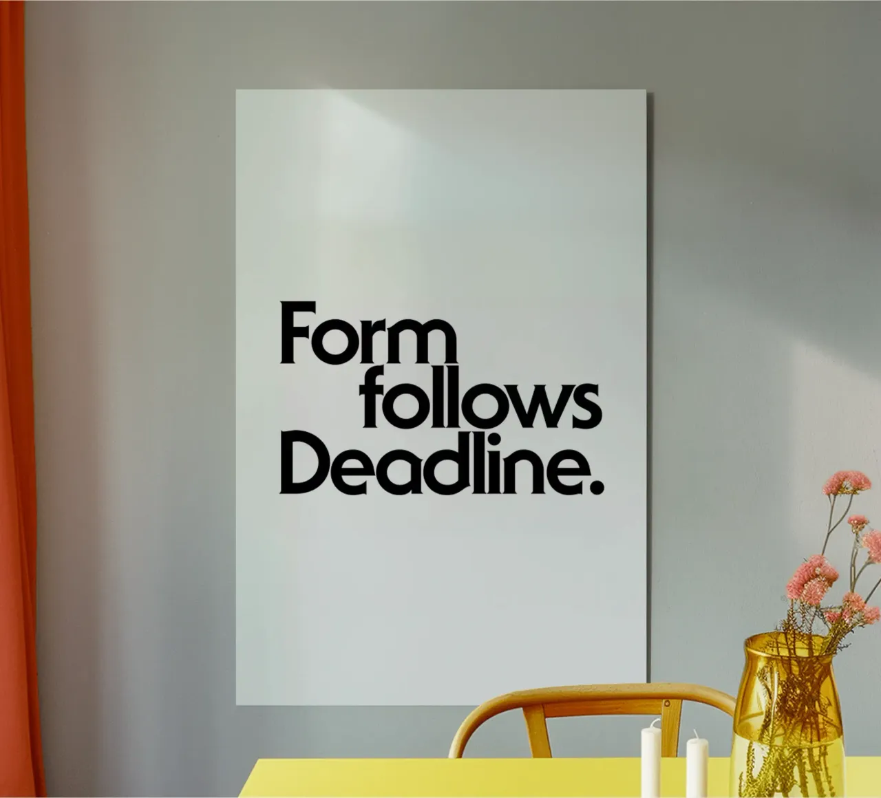 Deadline White alluminio dibond da Designliga Products GmbH & Co. KG