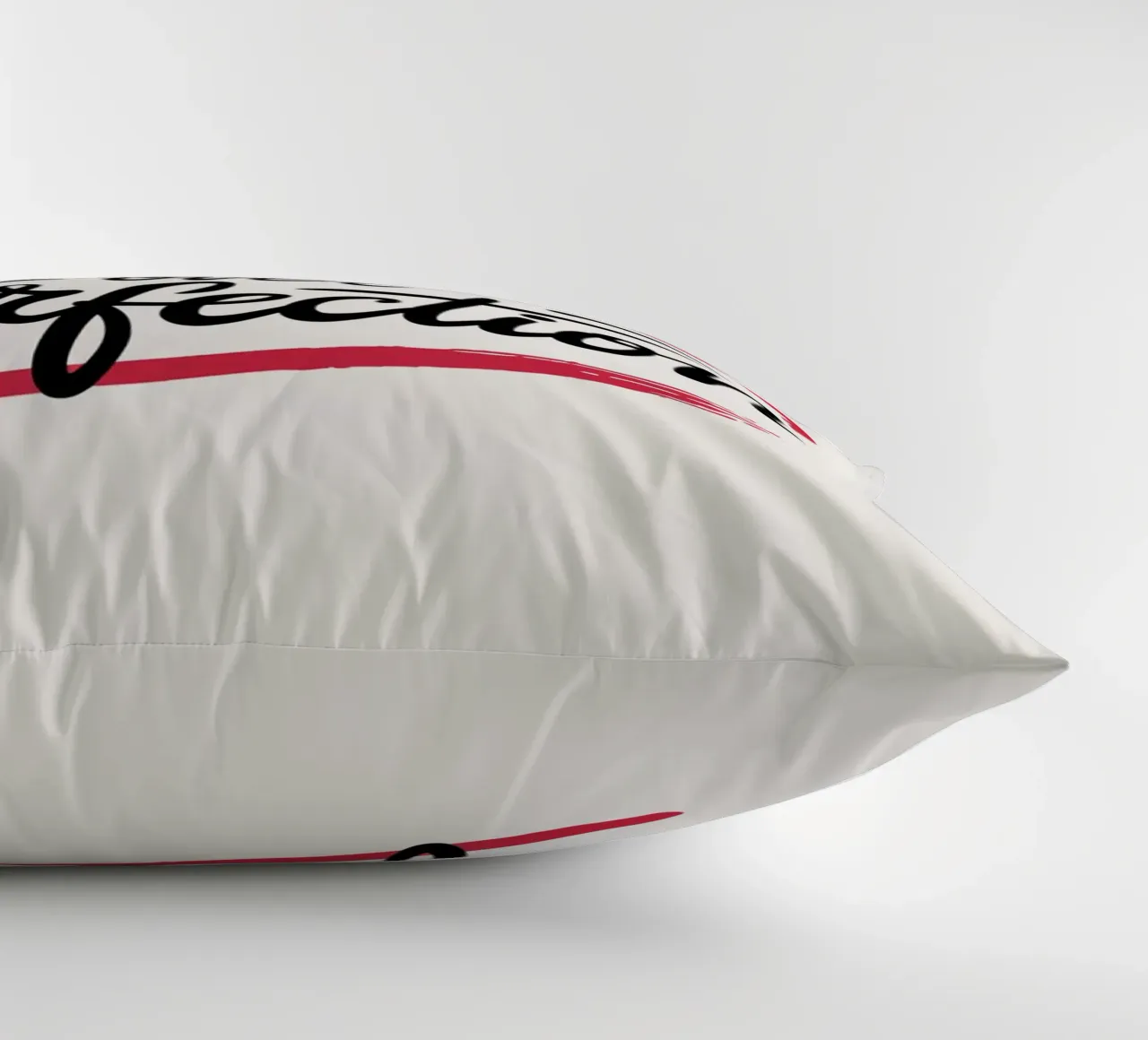 Progress Over Perfection decorative cushion by logic